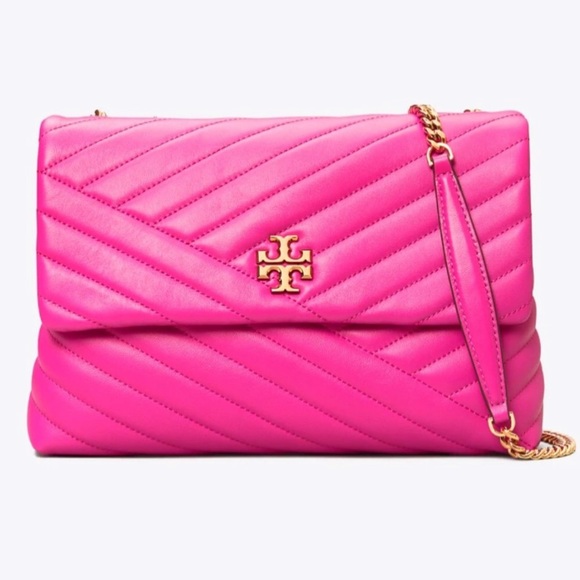 Tory Burch Handbags - KIRA CHEVRON CONVERTIBLE SHOULDER BAG